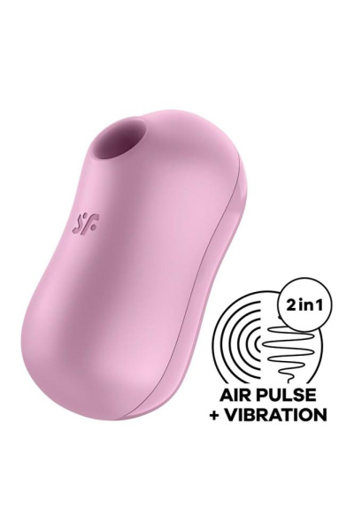 купить Вакуумный стимулятор с вибрацией Satisfyer Cotton Candy Lilac