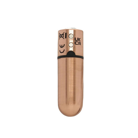фото Вибропуля PowerBullet - First-Class Bullet 2.5" with Key Chain Pouch, Rose Gold  || фото Віброкуля PowerBullet - First-Class Bullet 2.5" with Key Chain Pouch, Rose Gold 