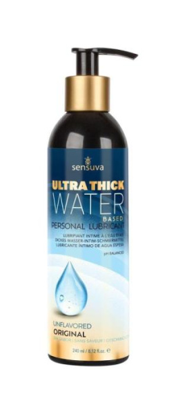 купить Густая смазка Sensuva Ultra–Thick Water-Based (240 мл) на водной основе, без глицерина и парабенов