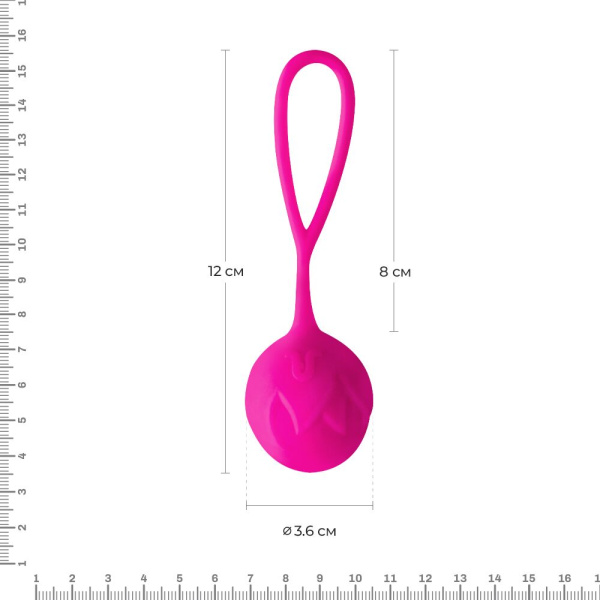 купить Вагинальные шарики Adrien Lastic Geisha Lastic Balls Mía Magenta (L), диаметр 4см, вес 42гр