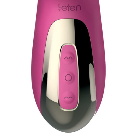 фото Вибратор-пульсатор Leten Automatical Thrusting Vibrator с подогревом, перезаряжаемый, 10 режимов  || фото Вібратор-пульсатор Leten Automatical Thrusting Vibrator з підігрівом, що перезаряджається, 10 режимі 
