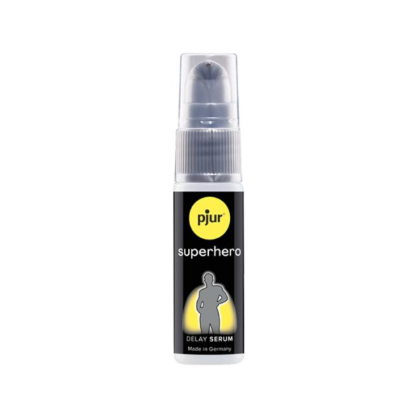 Пролонгирующий гель pjur Superhero Serum 20 мл, создает невидимую пленку снижающую чувствительность