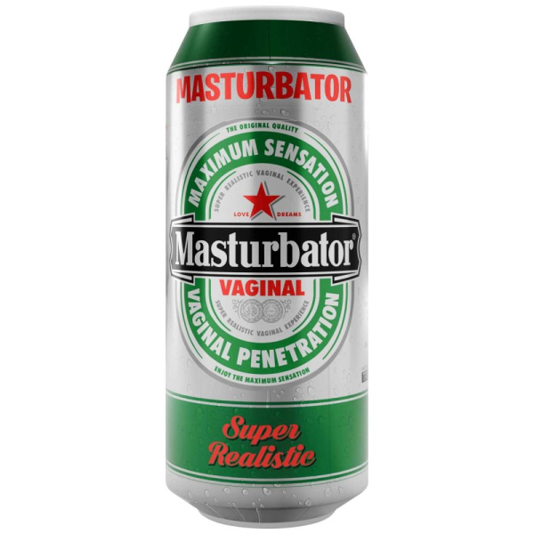 купить Мастурбатор-вагина Alive Heineken Vagina II в виде банки пива, реалистичный