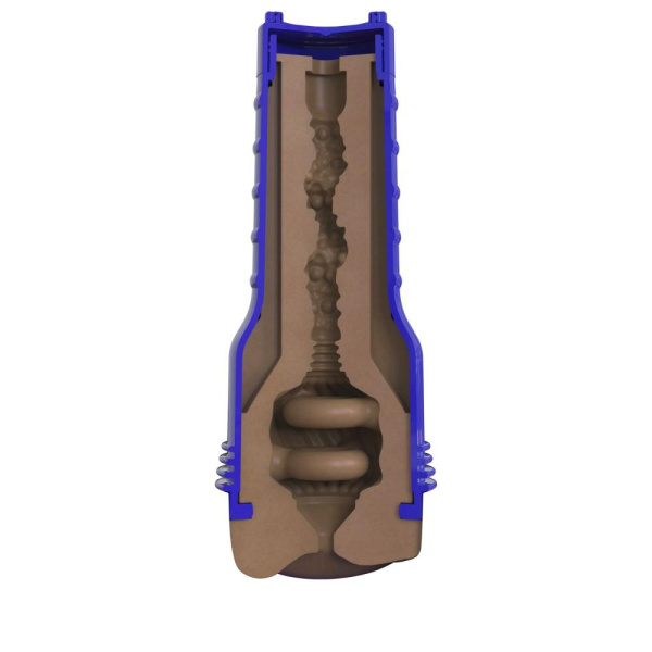 купить Мастурбатор-попка Fleshlight Boost Blast Female Medium Dark Flesh, плавающие кольца Turbo Tech