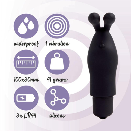 фото Вибратор на палец FeelzToys Magic Finger Vibrator Black  || фото Вібратор на палець FeelzToys Magic Finger Vibrator Black 