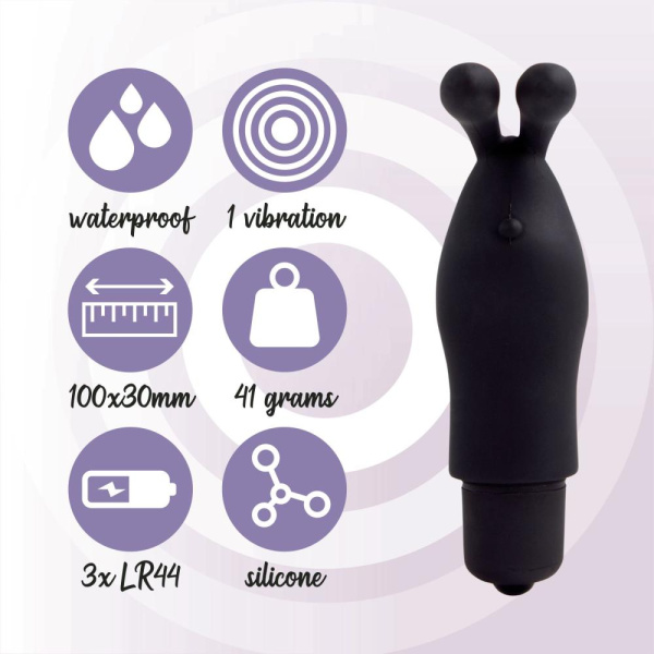 купить Вибратор на палец FeelzToys Magic Finger Vibrator Black