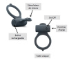 фото Эрекционное кольцо Dorcel Power Clit Plus с вибрацией, перезаряжаемое, с язычком со щеточкой  || фото Ерекційне кільце Dorcel Power Clit Plus з вібрацією, перезаряджається, з язичком та щіточкою 