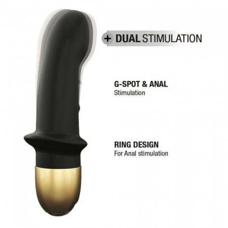 фото Вибратор Dorcel Mini Lover Black 2.0 перезаряжаемый, для точки G и массажа простаты  || фото Вібратор Dorcel Mini Lover Black 2.0 перезаряджається, для точки G і масажу простати 