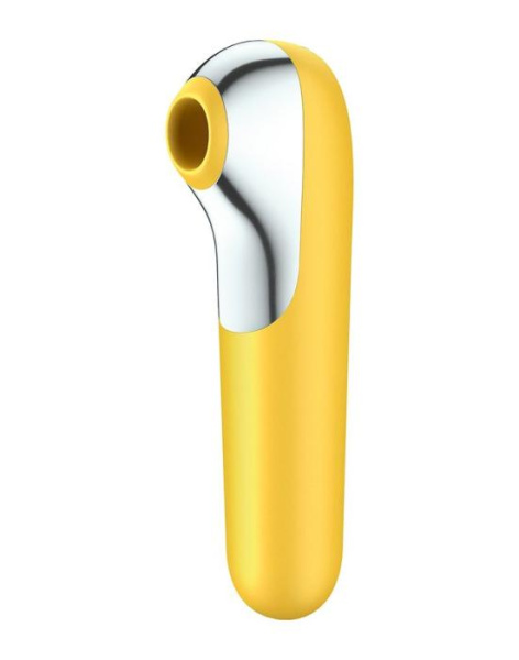 купити Смарт вібратор та вакуумний стимулятор 2-в-1 Satisfyer Dual Love Yellow