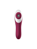 Вакуумний стимулятор із вібрацією Satisfyer Dual Crush Wine Red