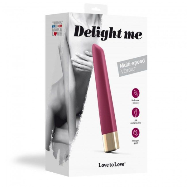 купить Мощный минивибратор Love To Love Delight Me Prune с мягким кончиком, 16 режимов работы
