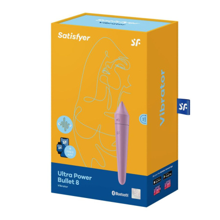 фото Смарт-минивибратор Satisfyer Ultra Power Bullet 8 Lilac  || фото Смарт-мінівібратор Satisfyer Ultra Power Bullet 8 Lilac 