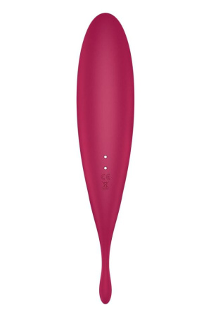 фото Смарт-вибратор для клитора с вакуумной стимуляцией Satisfyer Twirling Pro+ dark red  || фото Смарт-вібратор для клітора з вакуумною стимуляцією Satisfyer Twirling Pro+ dark red 