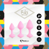 фото Набор силиконовых анальных пробок FeelzToys - Bibi Butt Plug Set 3 pcs Pink  || фото Набір силіконових анальних пробок FeelzToys - Bibi Butt Plug Set 3 pcs Pink 