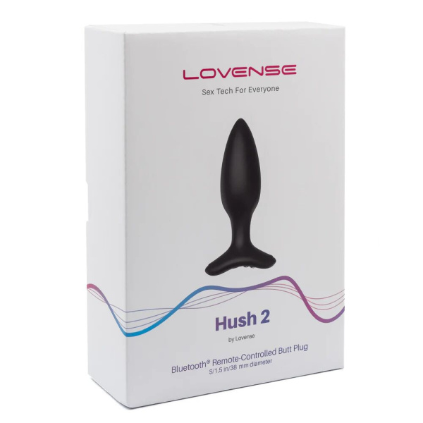 купить Анальная смарт вибропробка Lovense Hush 2, размер S