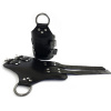 фото Манжеты для подвеса за руки Kinky Hand Cuffs For Suspension из натуральной кожи, цвет черный  || фото Манжети для підвісу за руки Kinky Hand Cuffs For Suspension з натуральної шкіри, колір чорний 