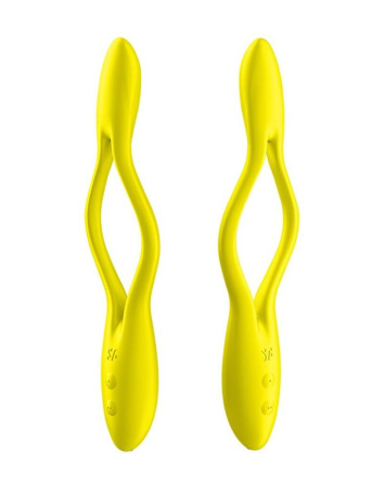 фото Универсальный гибкий вибратор для пар Satisfyer Elastic Game Yellow  || фото Універсальний гнучкий вібратор для пар Satisfyer Elastic Game Yellow 