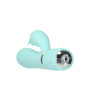 фото Роскошный кролик с ротацией и вибрацией Pillow Talk Lively, Teal, кристалл Сваровски, тройной отрост  || фото Розкішний кролик з ротацією та вібрацією Pillow Talk Lively Teal, кристал Сваровскі, потрійний відро 