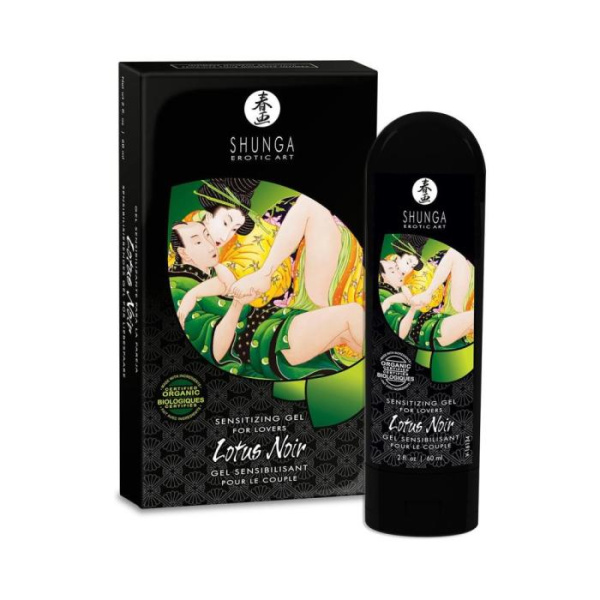 купить Возбуждающий гель для пар Shunga LOTUS NOIR (60 мл) с витамином Е и растительным глицерином