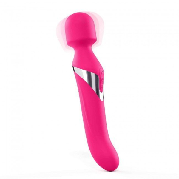 купить Вибромассажер 2-в-1 Dorcel Dual Orgasms Magent классический массажер и вибратор с жемчужным массажем