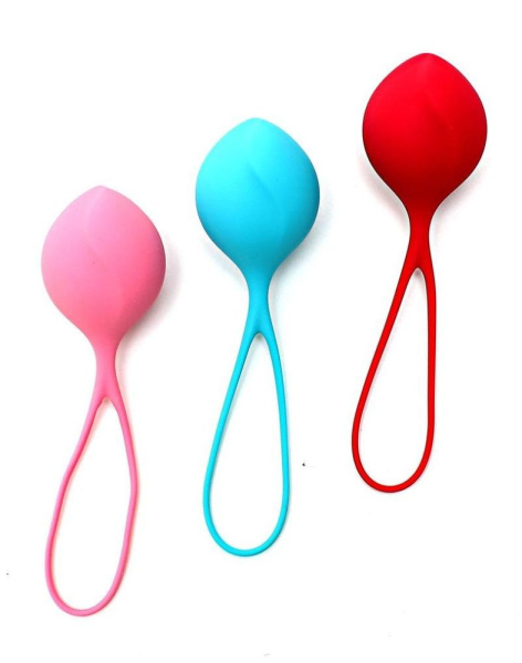 купити Вагінальні кульки Satisfyer Strengthening Balls (3шт), діаметр 3,8см, вага 62-82-98гр, монолітні