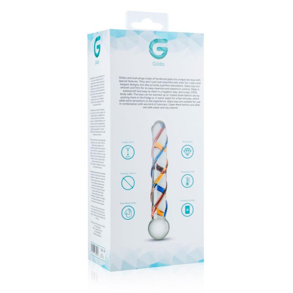 купить Стеклянный дилдо Gildo Glass Dildo No. 10