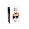 фото Ошейник с поводком из натуральной кожи с заклепками Art of Sex - Jenna Collar with Leash, черный  || фото Нашийник з повідцем із натуральної шкіри із заклепками Art of Sex - Jenna Collar with Leash, чорний 
