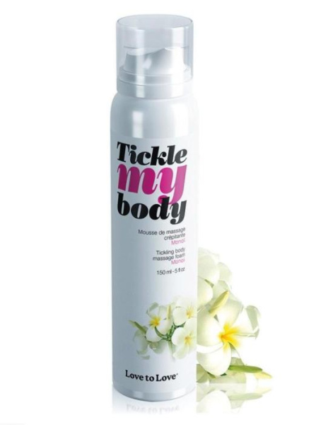 купить Массажная пена Love To Love TICKLE MY BODY Monoi (150 мл) увлажняющая