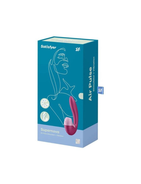 купить Вакуумный вибратор Satisfyer Supernova Berry, 2 положения ствола