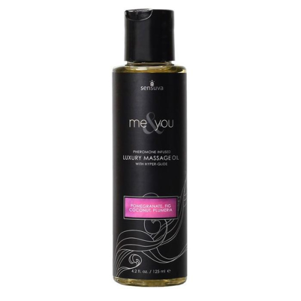 купить Массажное масло Sensuva - Me&You Pomegranate, Fig, Coconut & Plumeria (125 мл) с феромонами