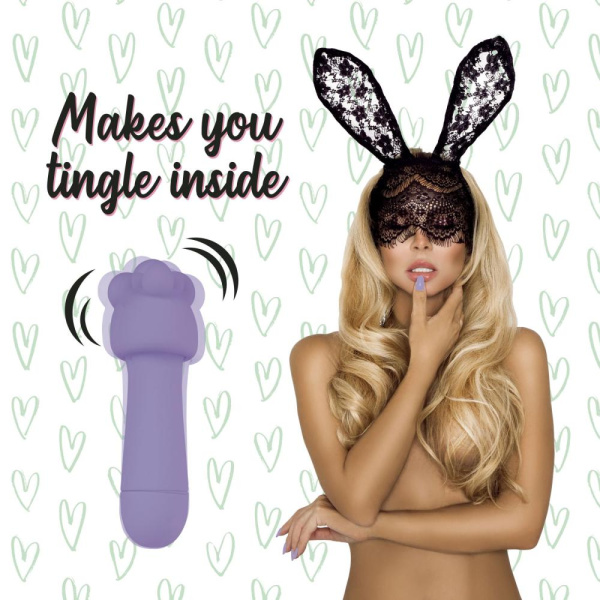 купить Мини-вибратор FeelzToys Mister Bunny Purple с двумя насадками