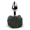 фото Анальная пробка FeelzToys - Bunny Tails Butt Plug Black