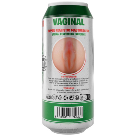 фото Мастурбатор-вагина Alive Heineken Vagina II в виде банки пива, реалистичный  || фото Мастурбатор-вагіна Alive Heineken Vagina II у вигляді банки пива, реалістичний 