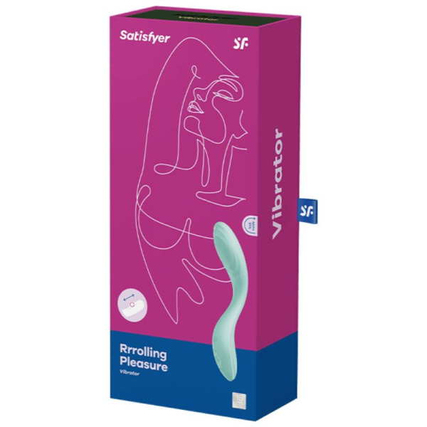 купити Вібратор із перлинною стимуляцією точки G Satisfyer Rrrolling Pleasure Mint