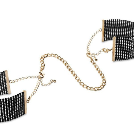 фото Наручники Bijoux Indiscrets Desir Metallique Handcuffs - Black, металлические, стильные браслеты  || фото Наручники Bijoux Indiscrets Desir Metallique Handcuffs - Black, металеві, стильні браслети 