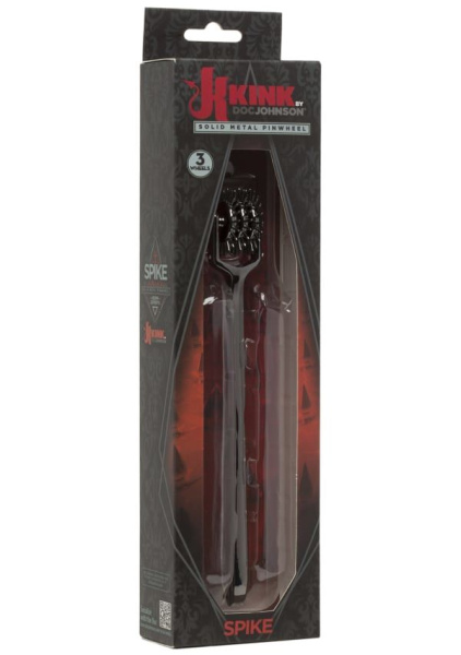 купить Колесо Вартенберга игольчатое на 3 ряда зубцов Doc Johnson Kink- Spike - Solid Metal Pinwheel - 3 Wh