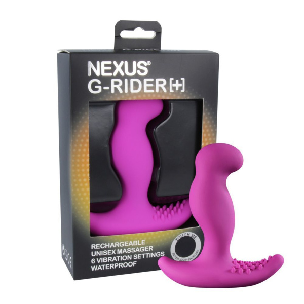 купить Массажер простаты с вибрацией Nexus G-Rider Plus Purple, макс диаметр 3,8см, перезаряжаемый