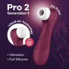 фото Вакуумный клиторальный стимулятор Satisfyer Pro 2 Generation 3 with Liquid Air Wine Red  || фото Вакуумний кліторальний стимулятор Satisfyer Pro 2 Generation 3 with Liquid Air Wine Red 