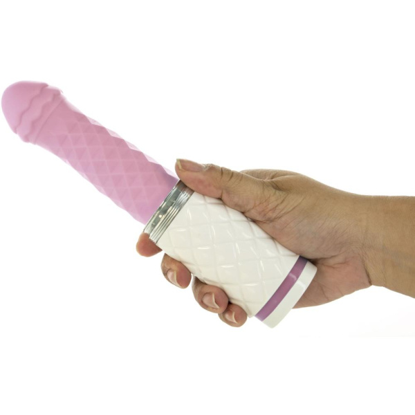 купить Роскошный вибратор-пульсатор с присоской Pillow Talk - Feisty Thrusting Vibrator Pink