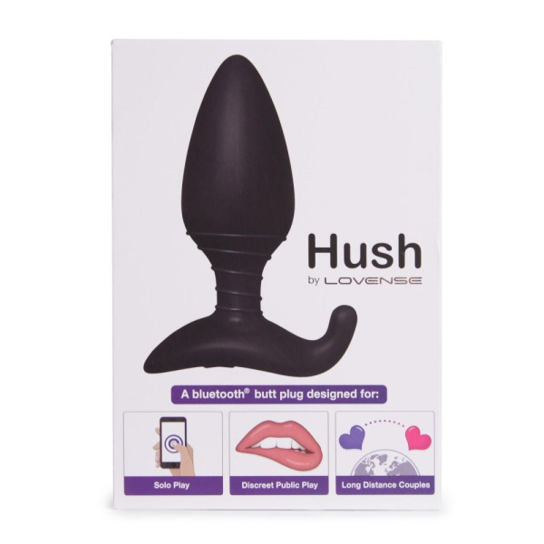 купити Анальна смарт вібропробка Lovense Hush, розмір L