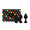 фото Набор силиконовых анальных пробок FeelzToys - Bibi Butt Plug Set 3 pcs Black