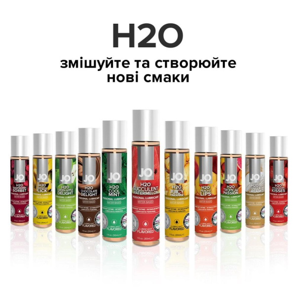 купить Смазка на водной основе System JO H2O — Watermelon (120 мл) без сахара, растительный глицерин