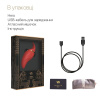 фото Вибратор 2в1 с язычком Zalo — Hero Wine Red, кристалл Swarovski  || фото Вібратор 2в1 з язичком Zalo — Hero Wine Red, кристал Swarovski 