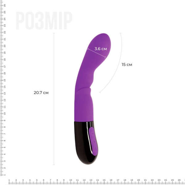 купить Вибратор Adrien Lastic Nyx 2.0  стимуляция точки G и входа во влагалище, перезаряжаемый