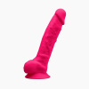 фото Фаллоимитатор SilexD Vetus Pink (MODEL 1 size 8in), двухслойный, силикон+Silexpan, диаметр 4,2см