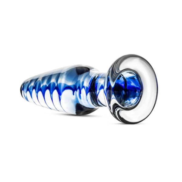 купить Стеклянная анальная пробка с внутренней спиралью Gildo Glass Buttplug No. 23
