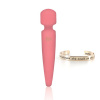 фото Вибромассажер Rianne S: Bella Mini Wand Coral, 10 режимов работы, медицинский силикон