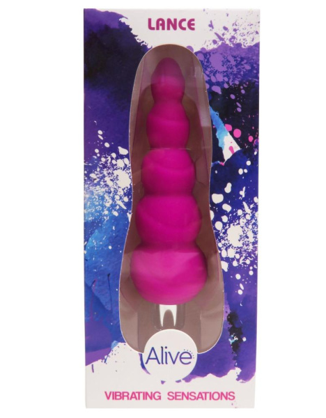купити Анальний вібростимулятор Alive Lance, силікон, макс. діаметр 2,9 см (передостання кулька)