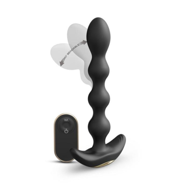 купить Анальный вибратор-бусы Dorcel FLEXI BALLS, гибкий ствол, пульт ДУ