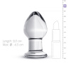 фото Стеклянная анальная пробка Gildo Glass Buttplug No. 26  || фото Скляна анальна пробка Gildo Glass Buttplug No. 26 
